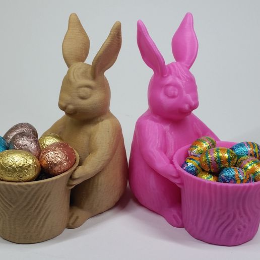 3D Designed in ZBrush - Easter Bunny Themed Pot - YouTube.jpg Easter Bunny Toy/Pot/Planter